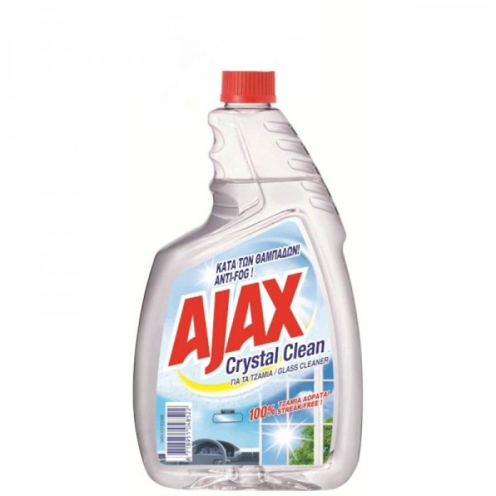 Υγρό τζαμιών Ajax Crystal ανταλλακτικό / 750 ml