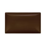 Πιατέλα παραλληλόγραμμη καφέ 30x15 cm