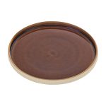 Πιάτο ρηχό Playground Nara Relief 27 cm, καφέ