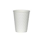 Ποτήρι Double Wall χάρτινο Bubble λευκό | 12 Oz