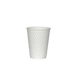 Ποτήρι Double Wall Χάρτινο Bubble λευκό | 8 Oz