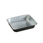 Σκεύος Αλουμινίου Παραλληλόγραμμο Heavy μαύρο 2040cc / 285 τεμάχια