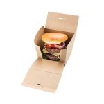 Κουτί Φαγητού Burger Craft Ανοιγόμενο 11.5x11x10cm