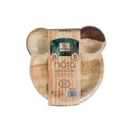 Πιάτο Στρογγυλό Αρκουδάκι Ø 25cm από Φύλλα Φοίνικα