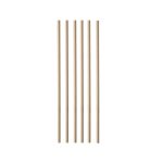 Καλαμάκι χάρτινο Freddo, ίσιο craft, συσκευασμένο ένα προς ένα, 19cm / 500 τμχ.