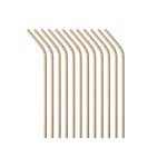 Καλαμάκι χάρτινο σπαστό craft, συσκευασμένο ένα προς ένα, 21cm / 10πακ x 500 τμχ.