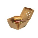 Κουτί Φαγητού FSC® Tετράγωνο για Burger (Πιάτο)