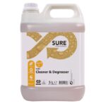 SURE Cleaner & Degreaser 2x5L – Ισχυρό Φυτικό Απολιπαντικό & Καθαριστικό Επιφανειών και Δαπέδων