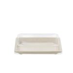 Σκεύος Sushi από Ζαχαροκάλαμο με Καπάκι PET 21.6x13.6x2.0cm