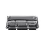 Σκεύος Μικροκυμάτων PP Τεσσάρων Θέσεων με Καπάκι/ 4 πακ. x 50 τεμάχια