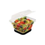 Σκεύος PET Διάφανο με Ενσωματωμένο Καπάκι 500ml 