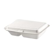 Σκευός Φαγητού 2 Θέσεων από Ζαχαροκάλαμο 23x15cm - Image 3