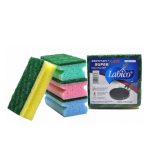 Σφουγγάρια κουζίνας Labico με λαβή SUPER 4 τεμ