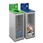 Κάδος Ανακύκλωσης με Πρόσοψη από Plexiglass