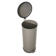 Κάδος Κυλινδρικός με Πεντάλ Γκρι - Image 3