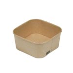 Χάρτινα Κraft Σκεύη FSC® Τετράγωνα 1000ml