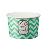 Χάρτινο Μπωλ Παγωτού Zig Zag 8oz.