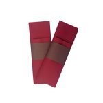 GS2 Θήκη Χαρτοπετσέτας Airlaid 40x40cm Μπορντώ με Καφέ Δαχτυλίδι