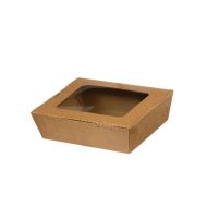 Σκεύος Φαγητού Kraft με Ενσωμ/νο Καπάκι & Παράθυρο PET - Image 2