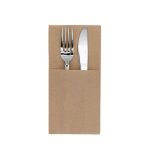 FINEZZA Airlaid Wood Χαρτοπετσέτα 40x40cm 