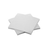 FINEZZA Airlaid Διπλή Λευκή Χαρτοπετσέτα 20x20cm