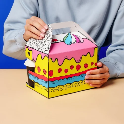 Cake Pop Smart Breakfast / Lunch Box 20x15x15 cm