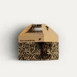 Damask Black Smart Breakfast / Lunch Box 20x15x15cm