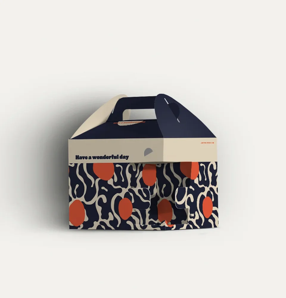 Polka Dot Camouflage Smart Breakfast / Lunch Box 20x15x15cm