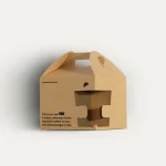 YBB Kraft Smart Breakfast / Lunch Box 20x15x15cm