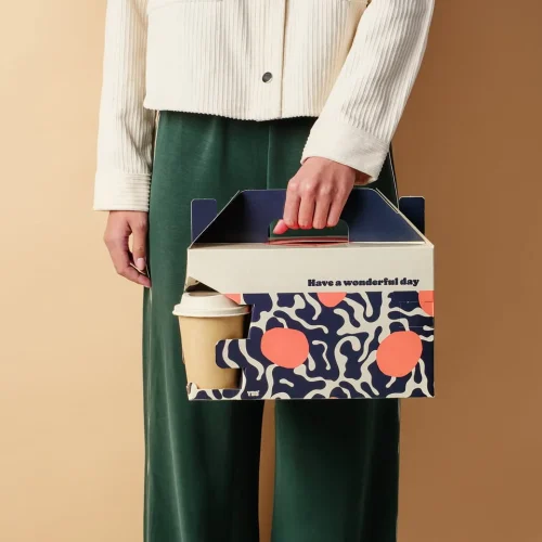 Polka Dot Camouflage Premium Breakfast / Lunch Box 29x20x18cm