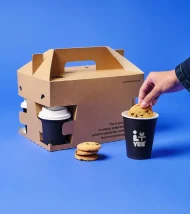 YBB Kraft Premium Breakfast / Lunch Box 29x20x18cm - Image 2