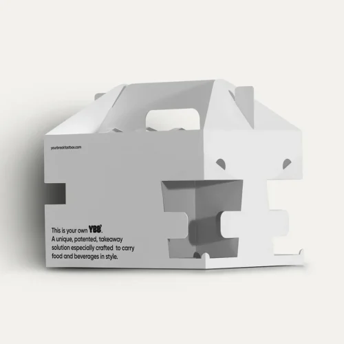 YBB White Premium Breakfast / Lunch Box 29x20x18cm