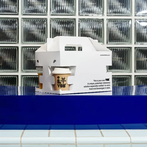 YBB White Premium Breakfast / Lunch Box 29x20x18cm