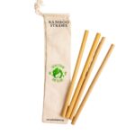 Οικολογικά Καλαμάκια από Μπαμπού 4τμχ