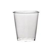 Διάφανα Ποτήρια PS Επαναλαμβανόμενης Χρήσης 2oz (60ml) για Σφηνάκια