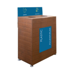 Ξύλινος Κάδος Ανακύκλωσης