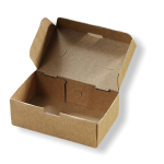 Kraft Κουτί Burger Μερίδας Χαμηλό 22x18.5x5.5cm