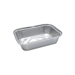 Σκεύος αλουμινίου παραλληλόγραμμο Νο.204 (R64) / 100 τεμάχια