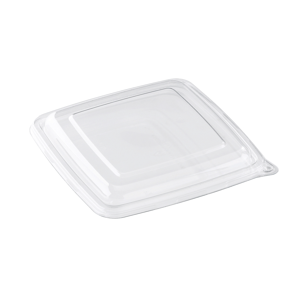 Καπάκι PP flat, συμβατό με μπολ ζαχαροκάλαμου τετράγωνο, 1.000ml / 6 πακ. x 25 τεμάχια