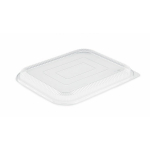 Καπάκι πλαστικό PET διάφανο χαμηλό για σκεύος αλουμινίου SW 3600cc / 125 τεμάχια