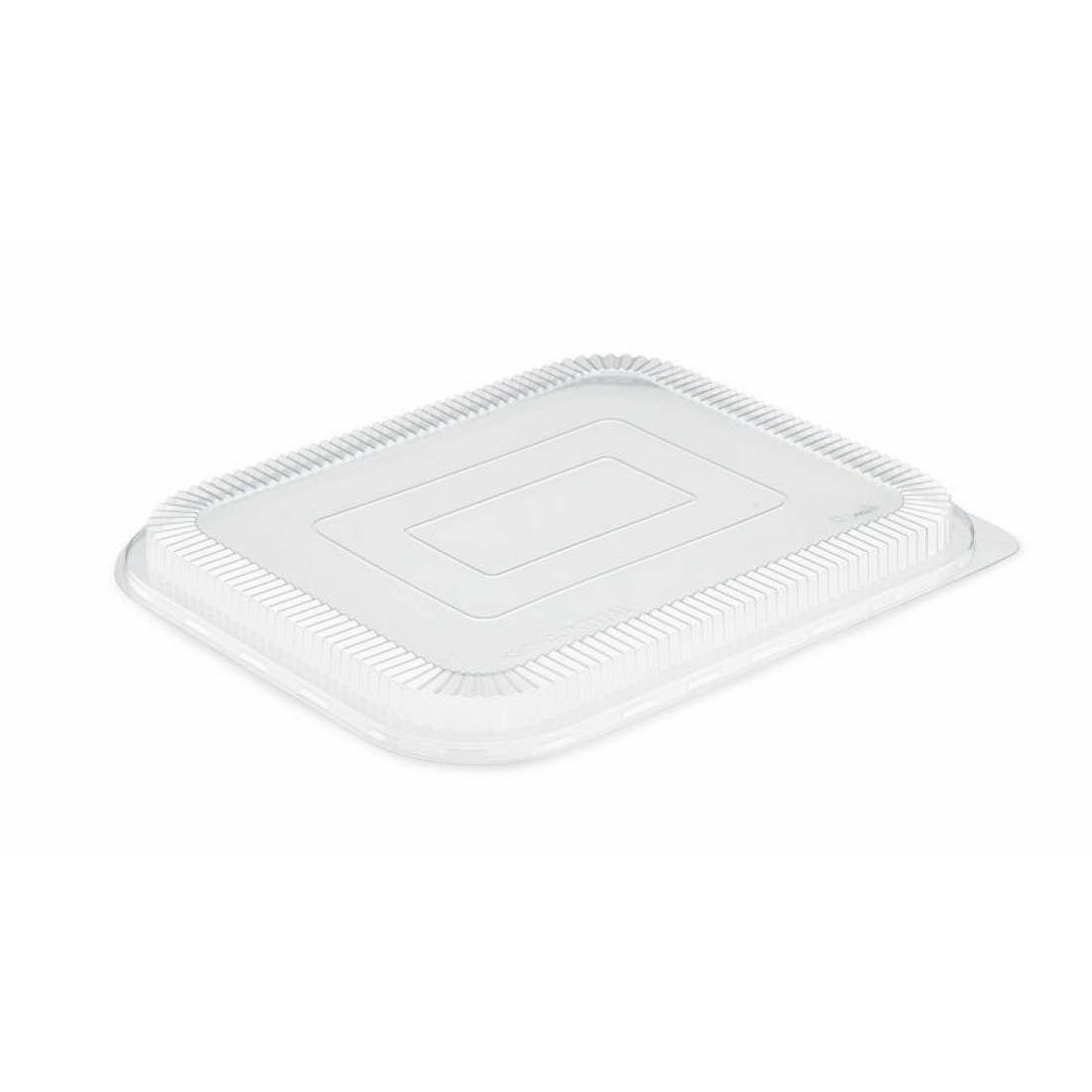 Καπάκι πλαστικό PET διάφανο χαμηλό για σκεύος αλουμινίου SW 3600cc / 125 τεμάχια