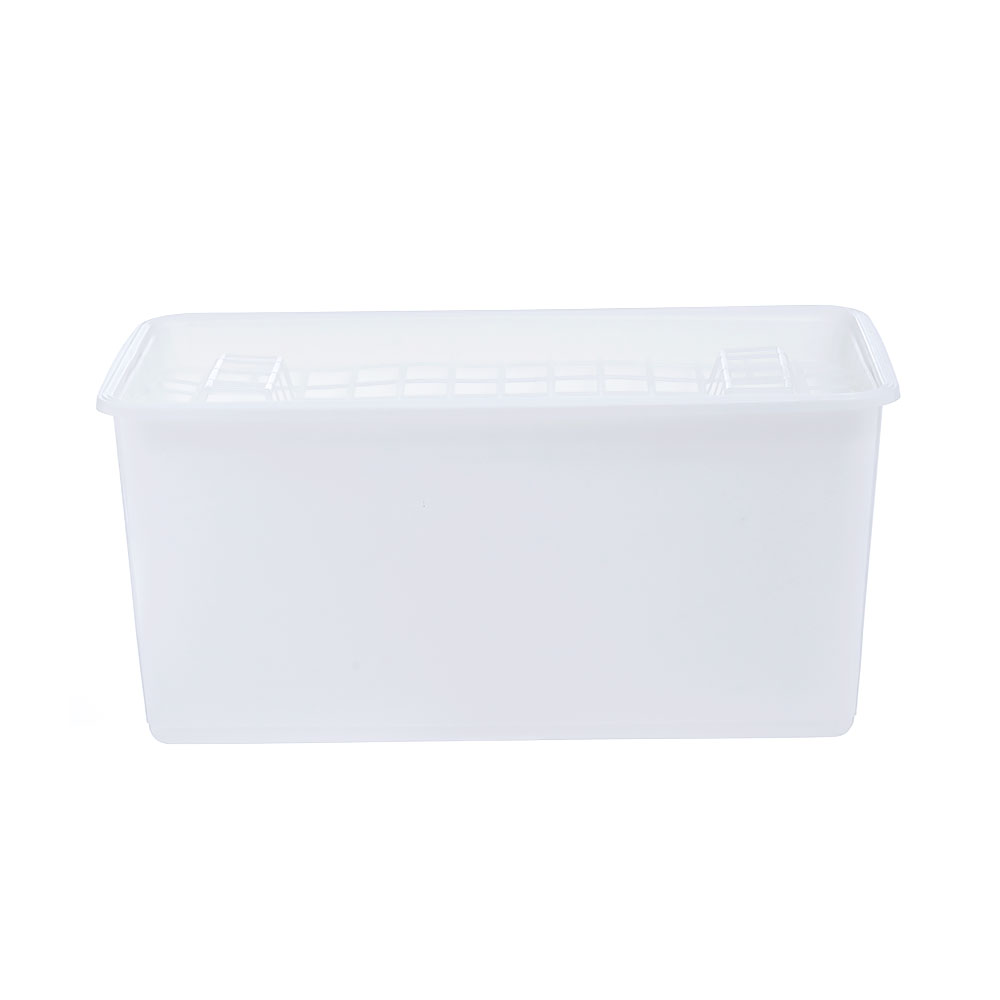Δοχείο Φαγητού Πλαστικό Διάφανο Παραλληλόγραμμο 2.100ml