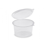 Σκεύος OLI 750, διάφανο PET με ενσωματωμένο καπάκι, 750ml / 200 τεμάχια