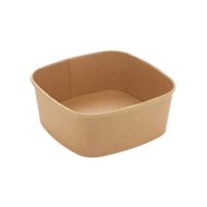 Μπολ τετράγωνο Craft, 1200ml, 17x17x6,5cm / 6 πακ. x 50 τεμάχια