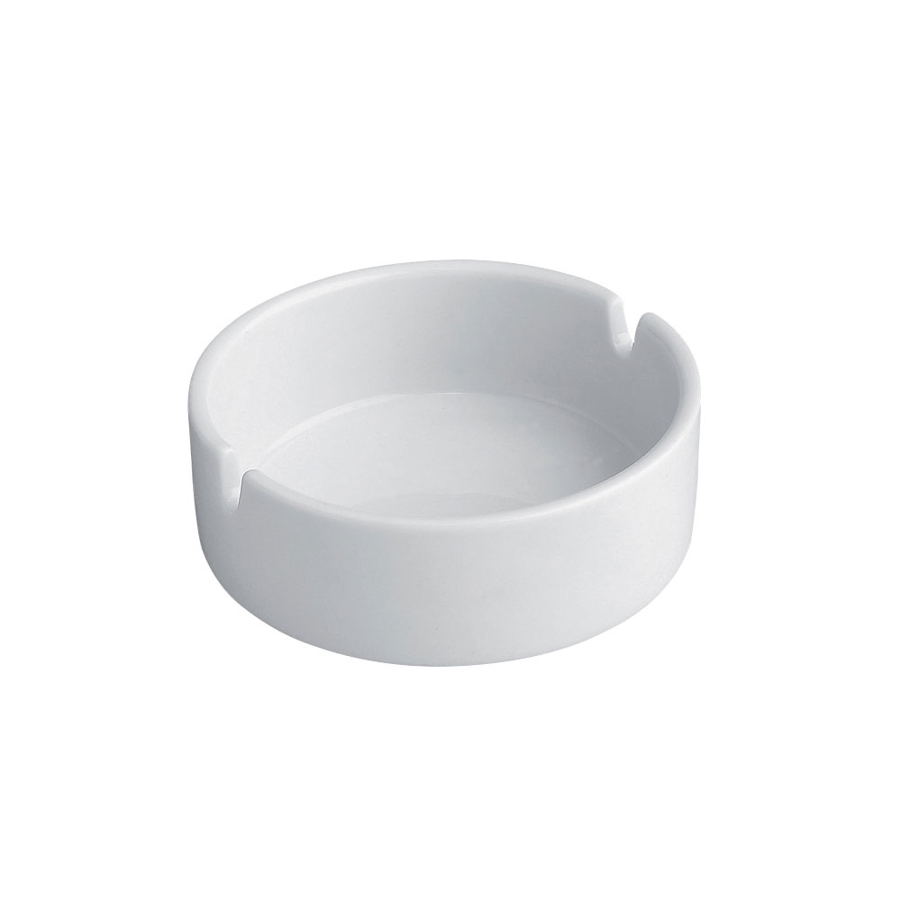 Τασάκι πορσελάνης λευκό 10 cm