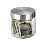 Βάζο με ανοξείδωτο καπάκι 0,85 lt