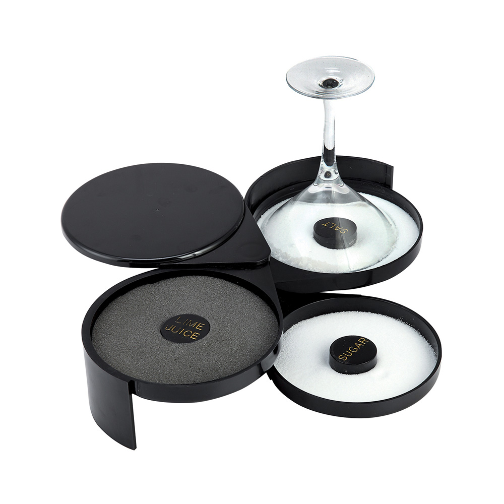 Ρίμερ Μαργαρίτας τριπλή μαύρη 16x29x7 cm