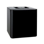 Παγοδιατηρητής άθραυστος ABS τετράγωνος μαύρος 10 lt