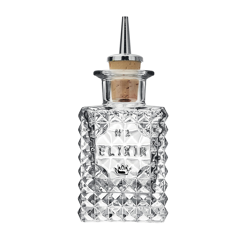 Dash bottle "Elixir" με pourer 10 cl - 5,7 cm | 13,5 cm