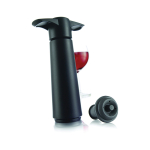 Αντλία αέρα φιάλης κρασιού μαύρη με δύο πώματα